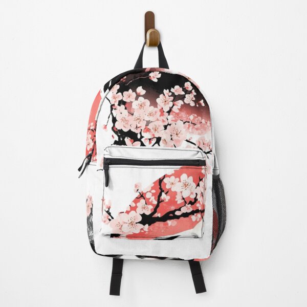 Item preview, Mount Fuji, Pagoda, and Cherry Blossoms with Red Sun designed and sold by appareshop88.