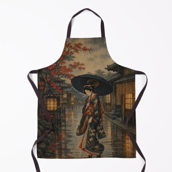 Item preview, Japanese Geisha in the Rain designed and sold by ZYVARENNE.