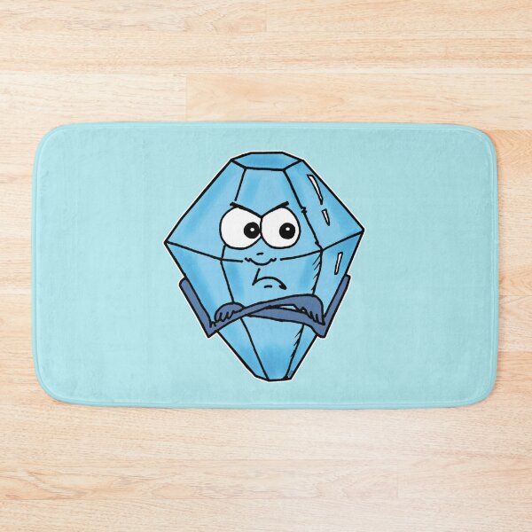 Item preview, Grumpy Diamond Crystal Sticker | Funny Burnout Diamond Sticker designed and sold by MyxaART.