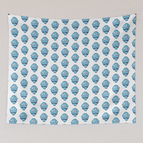 Item preview, Grumpy Diamond Crystal Sticker | Funny Burnout Diamond Sticker designed and sold by MyxaART.