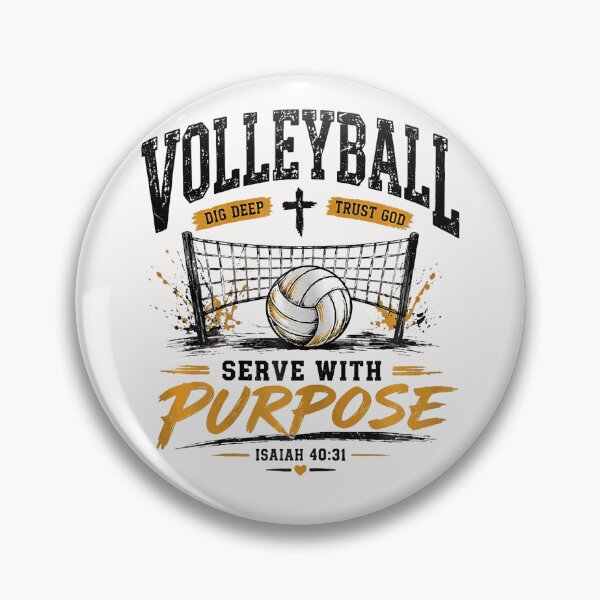Item preview, Volleyball Dig Deep Trust God Serve With Purpose designed and sold by Mykittens69.
