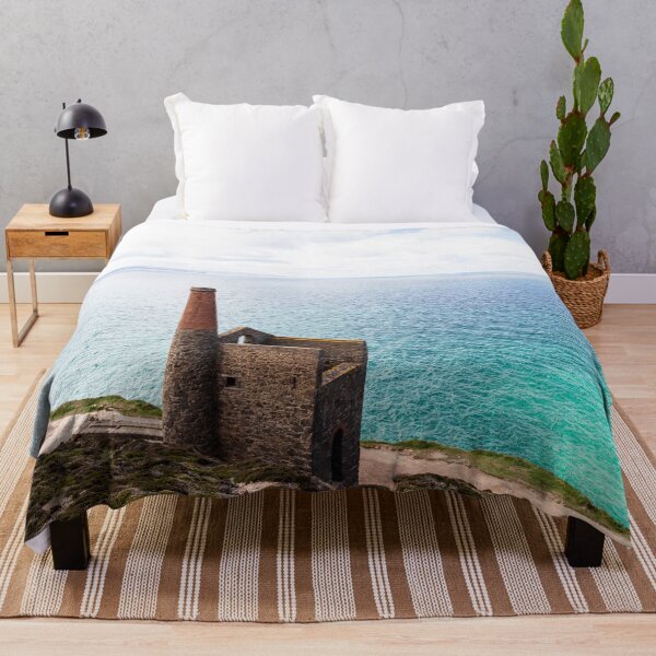Item preview, Wheal Coates Tin Mine Engine House on Clifftop Overlooking the Sea, Cornwall designed and sold by Paul Thompson Photography.
