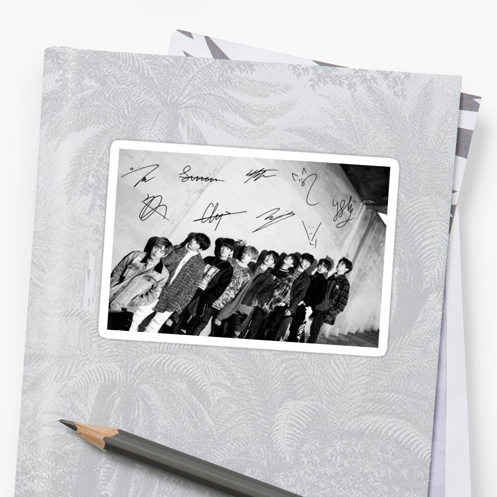 stray kids signatures mixtape sticker by zoqiao redbubble