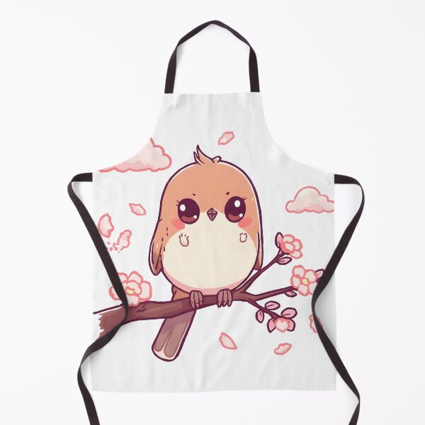 Item preview, Cute Kawaii Bird on Cherry Blossom Branch | Spring Sakura Bird | Japanese Aesthetic designed and sold by dreamz-world.