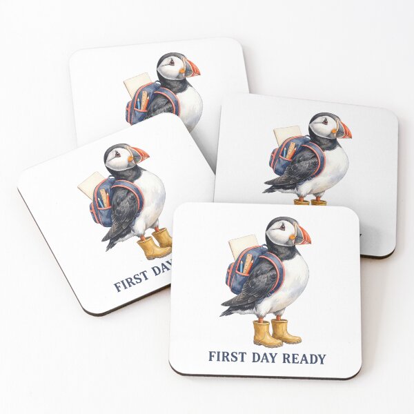 Item preview, First Day Ready Puffin designed and sold by Roy & Tiffany.