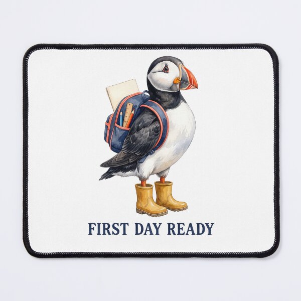 Item preview, First Day Ready Puffin designed and sold by Tiffany Roy.