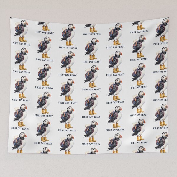Item preview, First Day Ready Puffin designed and sold by Roy & Tiffany.