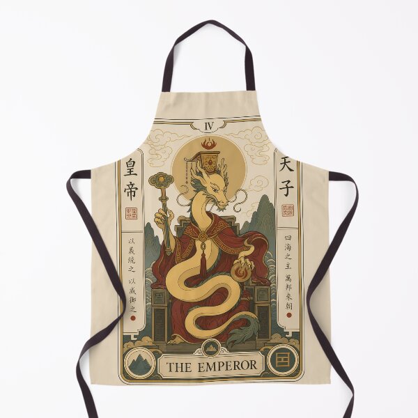Item preview, The Emperor Tarot Card - Vintage Ly Dynasty Asian Dragon designed and sold by Rising Drake.