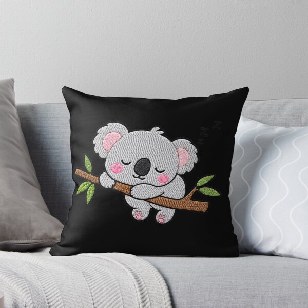 Item preview, Sleepy Koala Kawaii Embroidery Patch Illustration designed and sold by ColorSplash123.