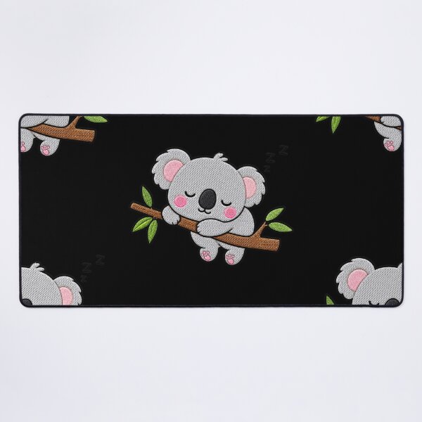 Item preview, Sleepy Koala Kawaii Embroidery Patch Illustration designed and sold by ColorSplash123.