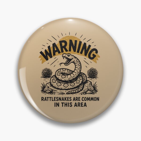 Item preview, Warning Rattlesnakes Are Common In This Area designed and sold by Peter Stawicki.
