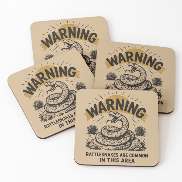 Item preview, Warning Rattlesnakes Are Common In This Area designed and sold by Peter Stawicki.