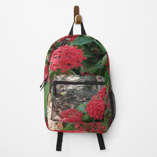 Item preview, Red Ixora Tropical Flower designed and sold by PhuongVoArt.
