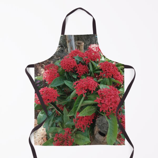 Item preview, Red Ixora Tropical Flower designed and sold by PhuongVoArt.
