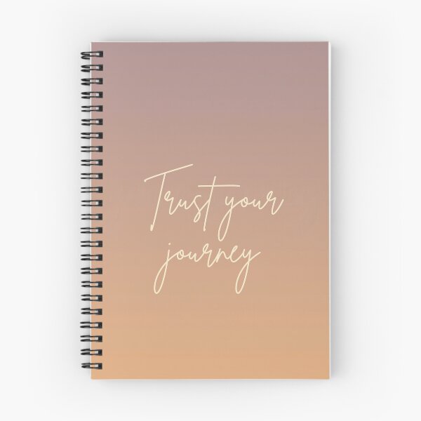 Item preview, Trust Your Journey – Minimalist Design with Mauve and Gold Gradient designed and sold by Kokorolab.