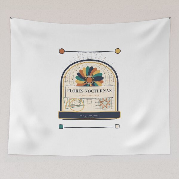 Item preview, Flores Nocturnas Night Bloom Celestial Art designed and sold by NiloStudio.