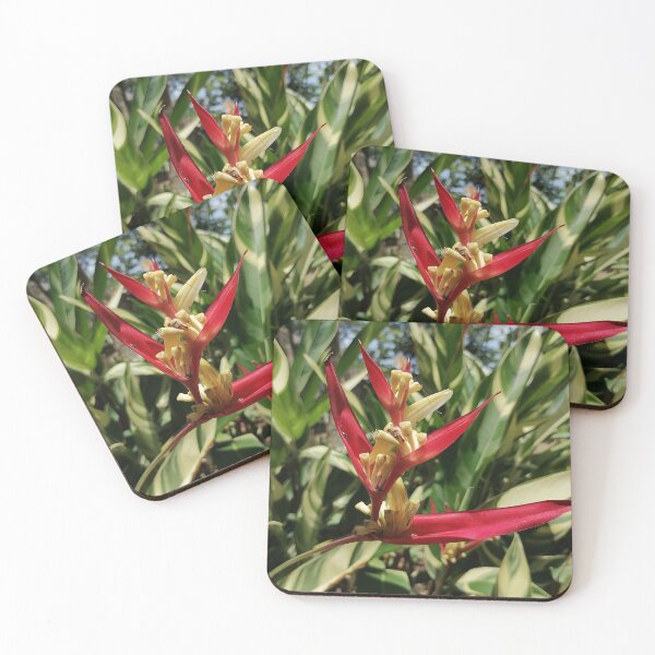 Item preview, Red Heliconia Tropical Flower designed and sold by PhuongVoArt.