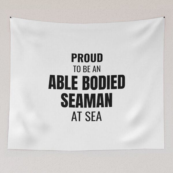 Item preview, Proud to be an Able Bodied Seaman at Sea (Black) designed and sold by ShipCrewNation.