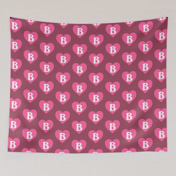 Item preview, Alphabet Letter B Pink Heart designed and sold by Jeallan Designs.