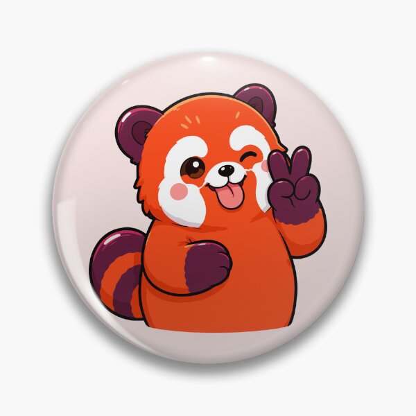 Item preview, Kawaii Red Panda Winking designed and sold by RedpandasMerch.