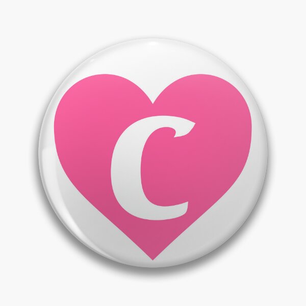 Item preview, Alphabet Letter C Pink Heart designed and sold by Jeallan Designs.