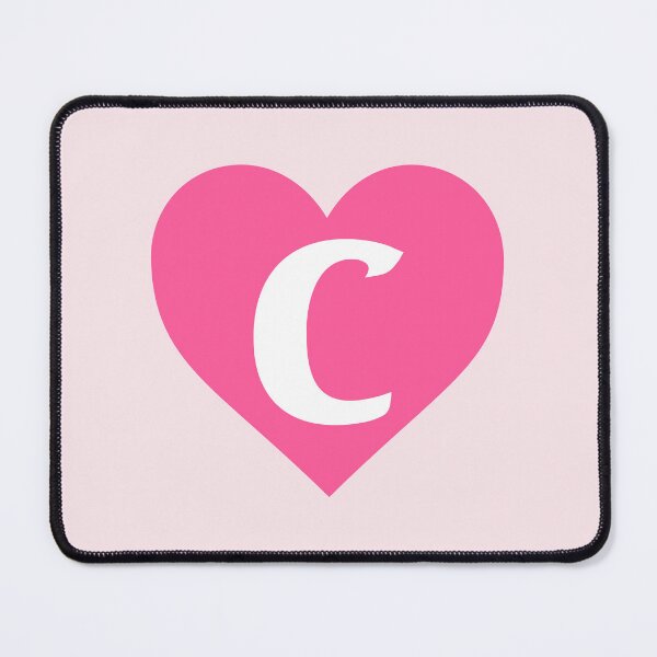 Item preview, Alphabet Letter C Pink Heart designed and sold by Jeallan Designs.