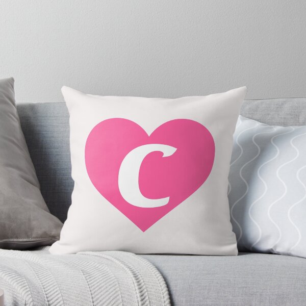 Item preview, Alphabet Letter C Pink Heart designed and sold by Jeallan Designs.