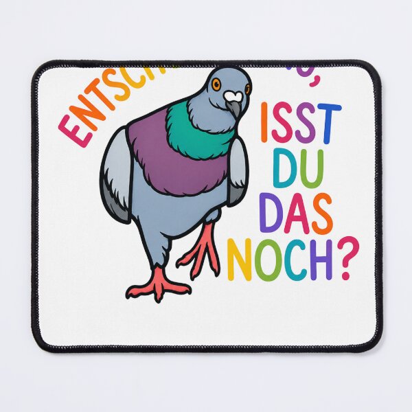 Item preview, Excuse me, are you still eating that? – Funny pigeon designed and sold by xAroundtheWorld.