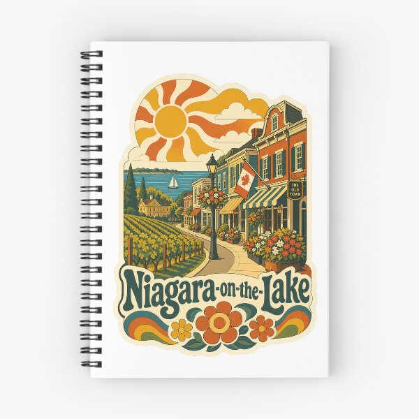 Item preview, Niagara-on-the-Lake Canada Travel Souvenir - Retro Illustration designed and sold by VisualArtsOasis.
