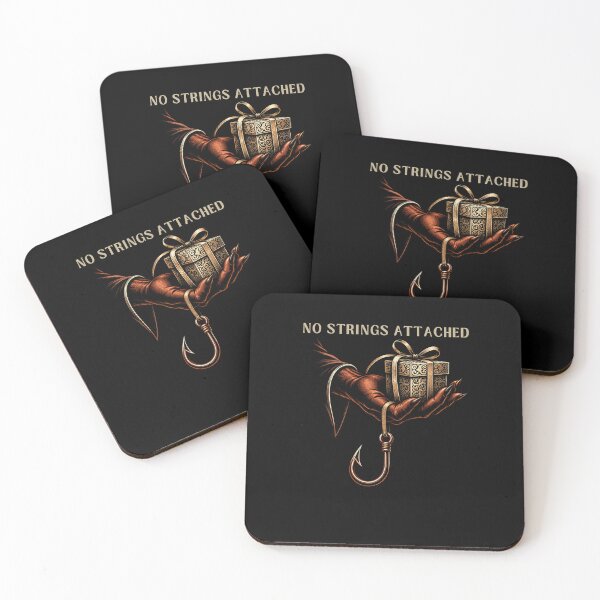 Item preview, No Strings Attached Funny Sarcastic Dark Humor Gift designed and sold by Creative-Sanc.