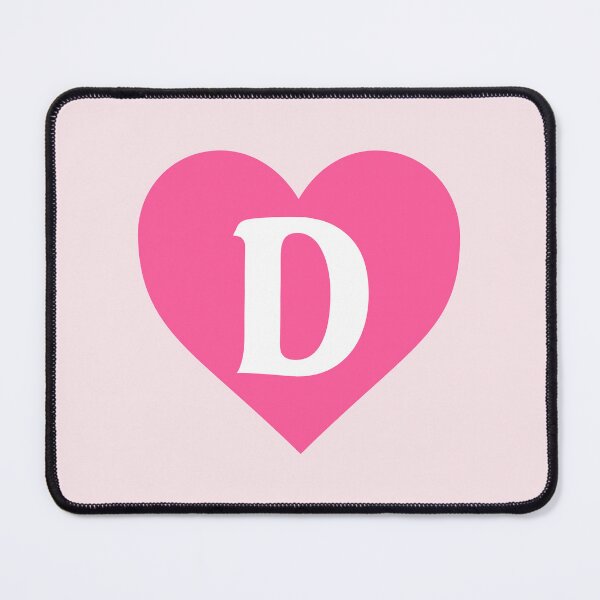 Item preview, Alphabet Letter D Pink Heart designed and sold by Jeallan Designs.