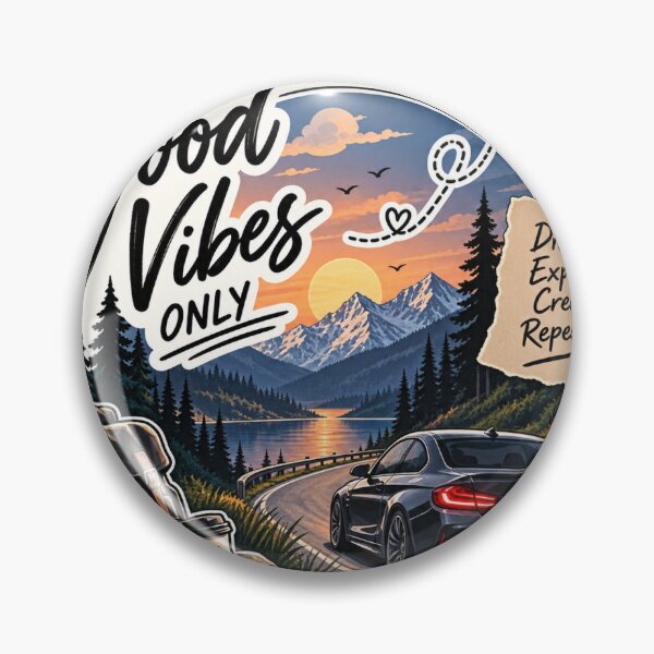 Item preview, Good Vibes Aesthetic Sticker ?? | Dream Explore Create Repeat designed and sold by Deepstudio09.