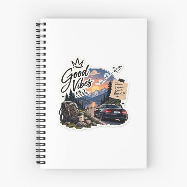 Item preview, Good Vibes Aesthetic Sticker ?? | Dream Explore Create Repeat designed and sold by Deepstudio09.