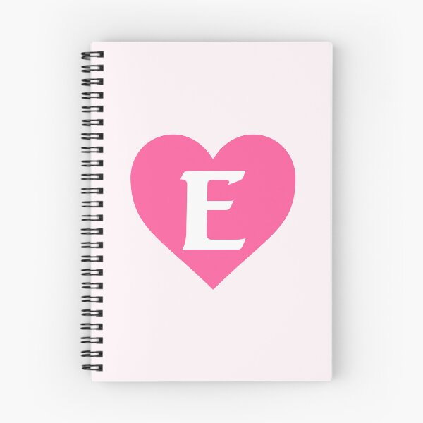 Item preview, Alphabet Letter E Pink Heart designed and sold by Jeallan Designs.