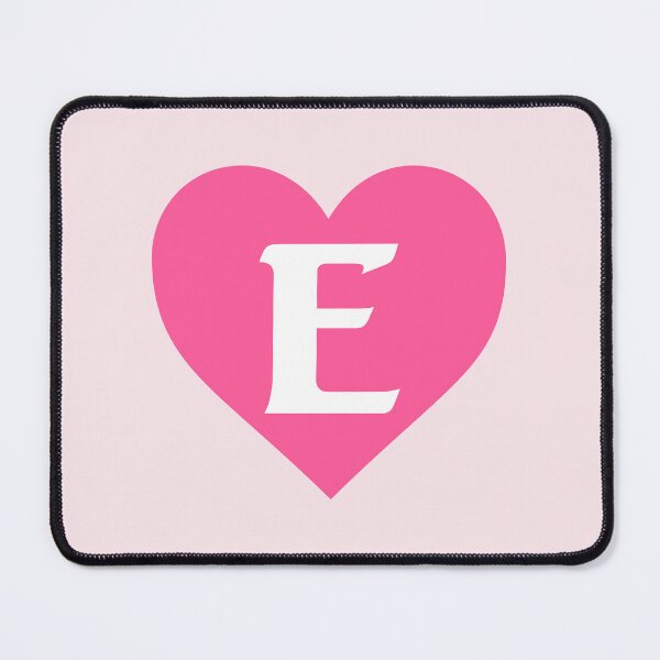 Item preview, Alphabet Letter E Pink Heart designed and sold by Jeallan Designs.