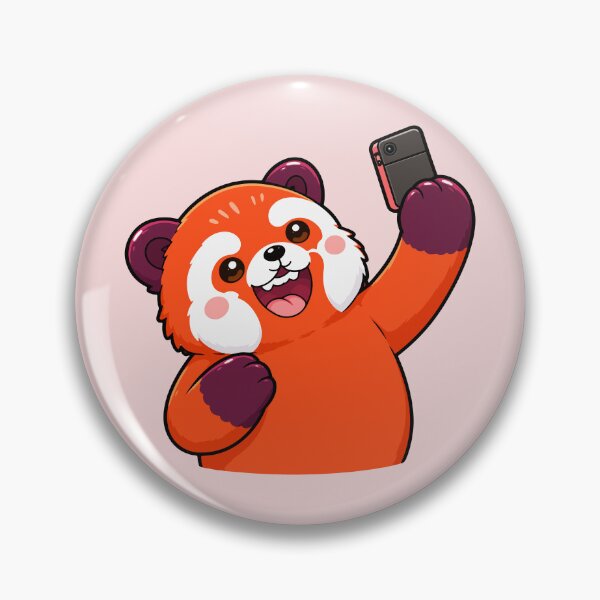 Item preview, Kawaii Red Panda Taking Selfie designed and sold by RedpandasMerch.