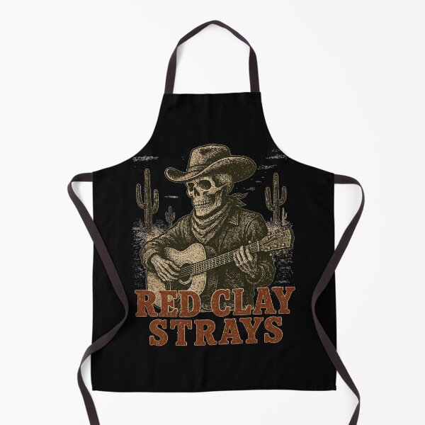 Item preview, Red Clay Strays Skeleton Cowboy Guitar Desert -79 designed and sold by CuteBots.