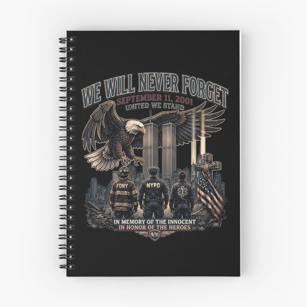 Item preview, 9/11 Never Forget Shirt, September 11 Memorial T-Shirt, FDNY NYPD First Responder Shirt, American Flag Patriotic Tee, 9/11 Tribute designed and sold by FHdesigns.
