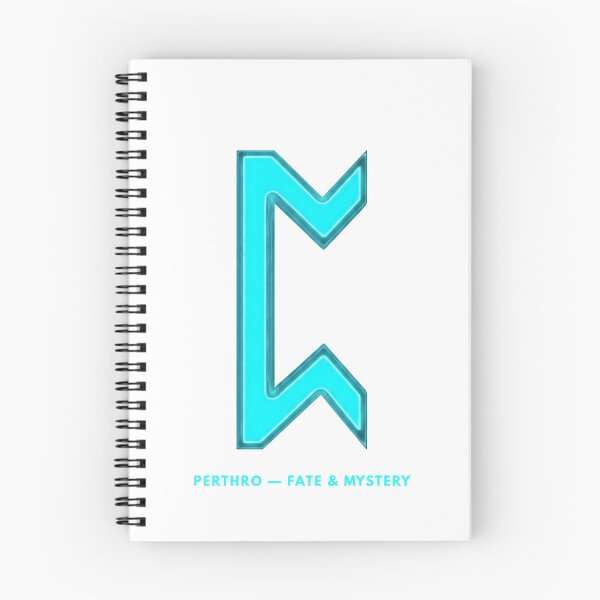 Item preview, Norse Perthro Rune Fate Symbol Neon Glow designed and sold by CalmFrameArt.