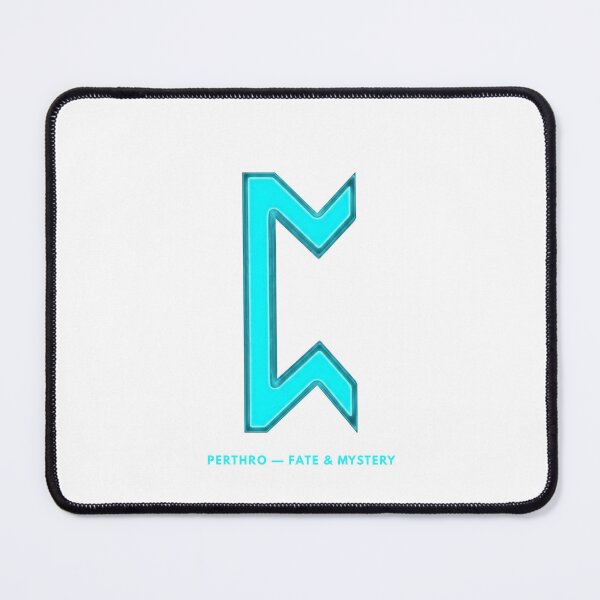 Item preview, Norse Perthro Rune Fate Symbol Neon Glow designed and sold by CalmFrameArt.
