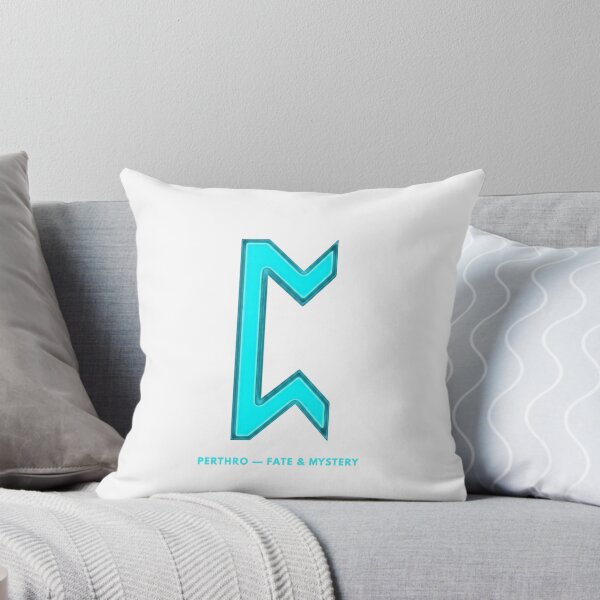 Item preview, Norse Perthro Rune Fate Symbol Neon Glow designed and sold by CalmFrameArt.