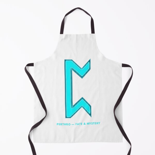 Item preview, Norse Perthro Rune Fate Symbol Neon Glow designed and sold by CalmFrameArt.