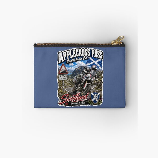 Item preview, Bealach na Ba Applecross Pass Pass of the Cattle Scotland Motorcycle Sticker & TShirt 03 designed and sold by OuterShellUK.