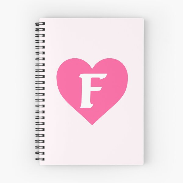 Item preview, Alphabet Letter F Pink Heart designed and sold by Jeallan Designs.