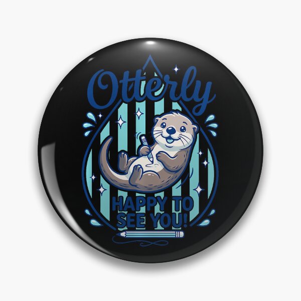 Item preview, Otterly Happy To See You Cute Sea Otter Back To School designed and sold by ripgoatclothing.