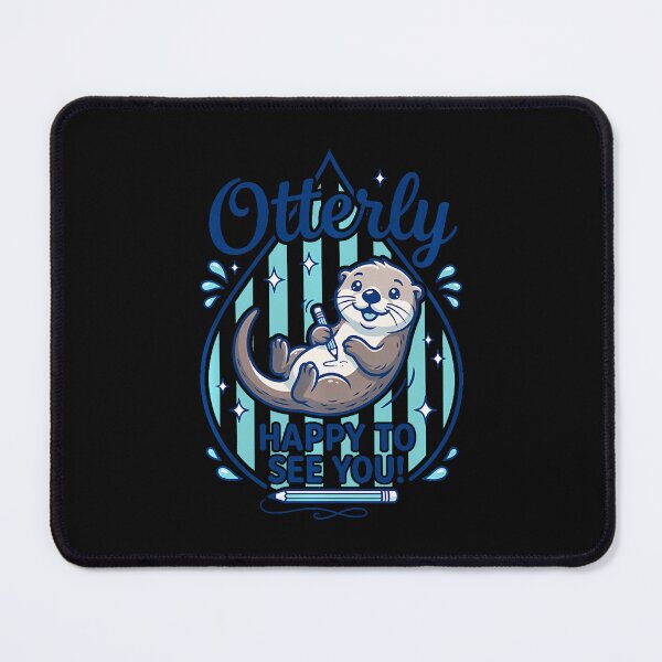 Item preview, Otterly Happy To See You Cute Sea Otter Back To School designed and sold by ripgoatclothing.