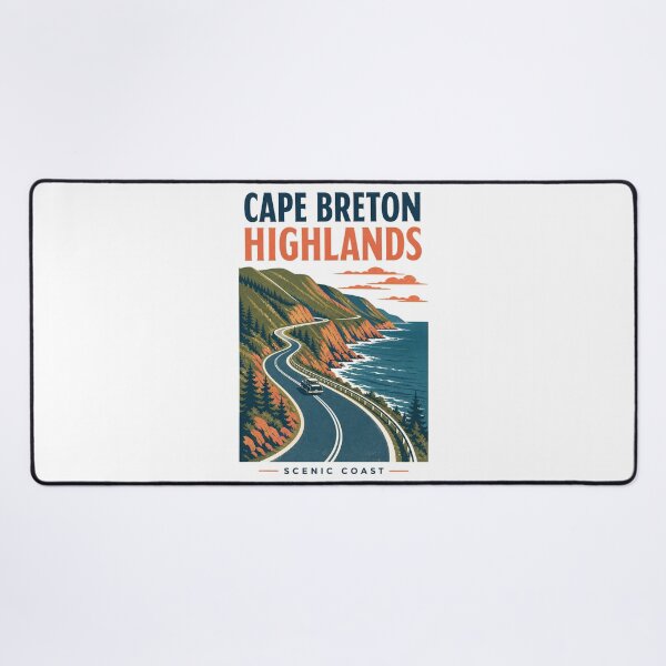 Item preview, Cape Breton Highlands Cabot Trail | Nova Scotia Landscape Art designed and sold by AMICO77.