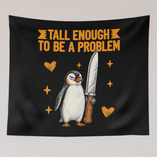 Item preview, Tall Enough to Be A Problem Funny Duck Humor designed and sold by perkmingStudio.