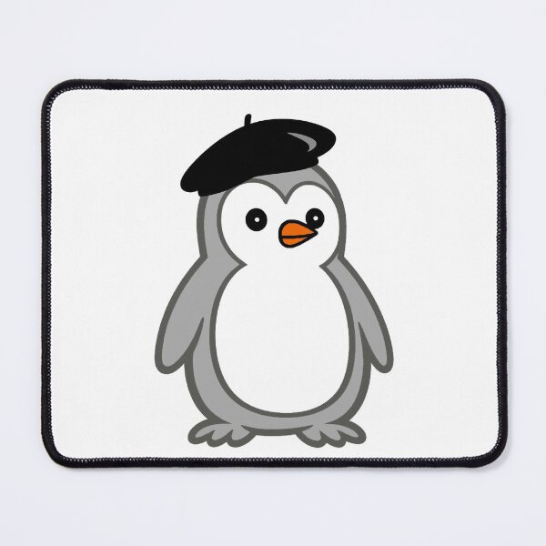 Item preview, Pippo French Beret | Minimalist penguin in France look designed and sold by Pippo-Penguin.