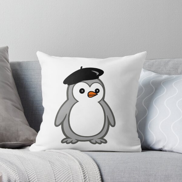 Item preview, Pippo French Beret | Minimalist penguin in France look designed and sold by Pippo-Penguin.